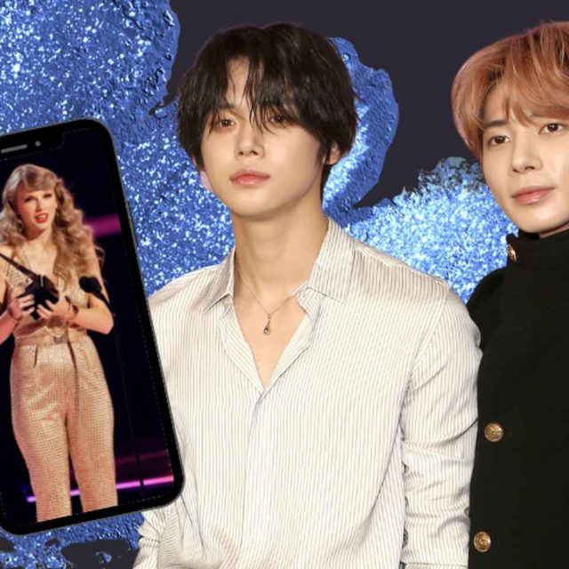 TXTのヨンジュン&テヒョン、AMAにサプライズ登場したテイラー・スウィフトをスマホで撮影