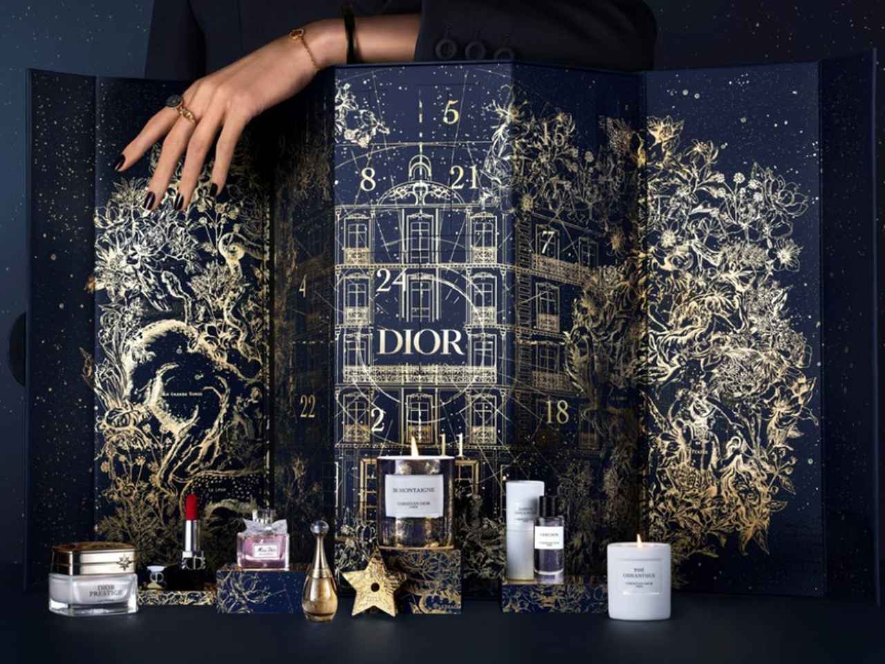 ディオール、22年クリスマスコフレは“豪華なアイテム”満載のアドベントカレンダー