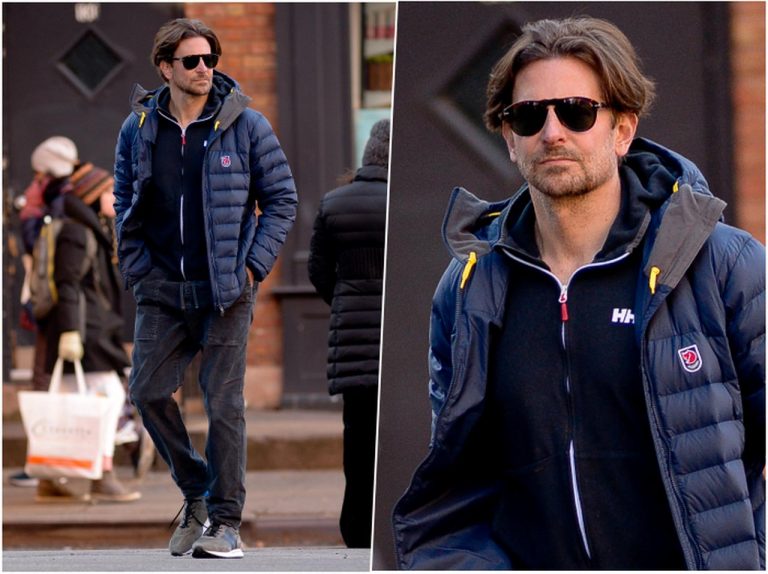 ブラッドリー・クーパー、ラフなジャケット・オン・ジャケットコーデ【セレブの最新スタイル】