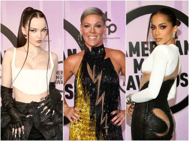 アメリカン・ミュージック・アワードのレッドカーペットでセレブはどんな衣装を着た？