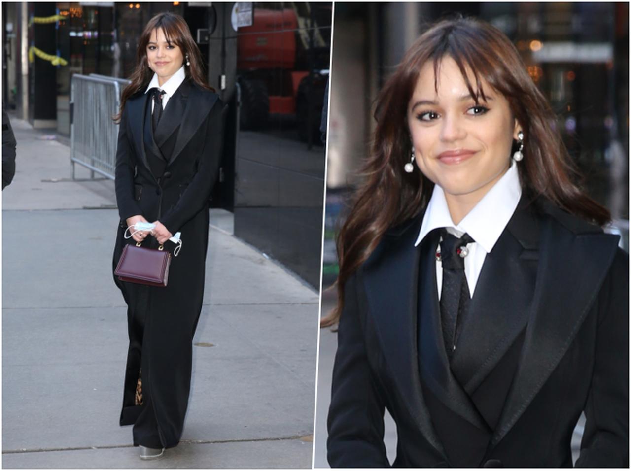 ジェナ・オルテガ、チラ見せしたヒョウ柄がオシャレなフォーマルスタイリング【セレブの最新スタイル】