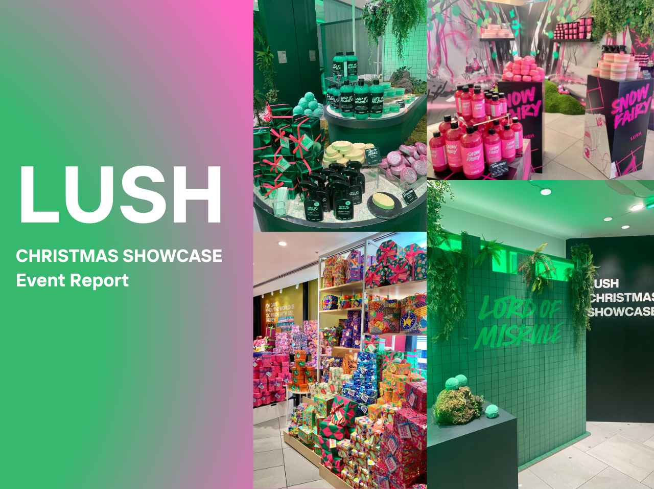 ラッシュのクリスマスの世界観に浸れるイベント「LUSH CHRISTMAS SHOWCASE」をレポート