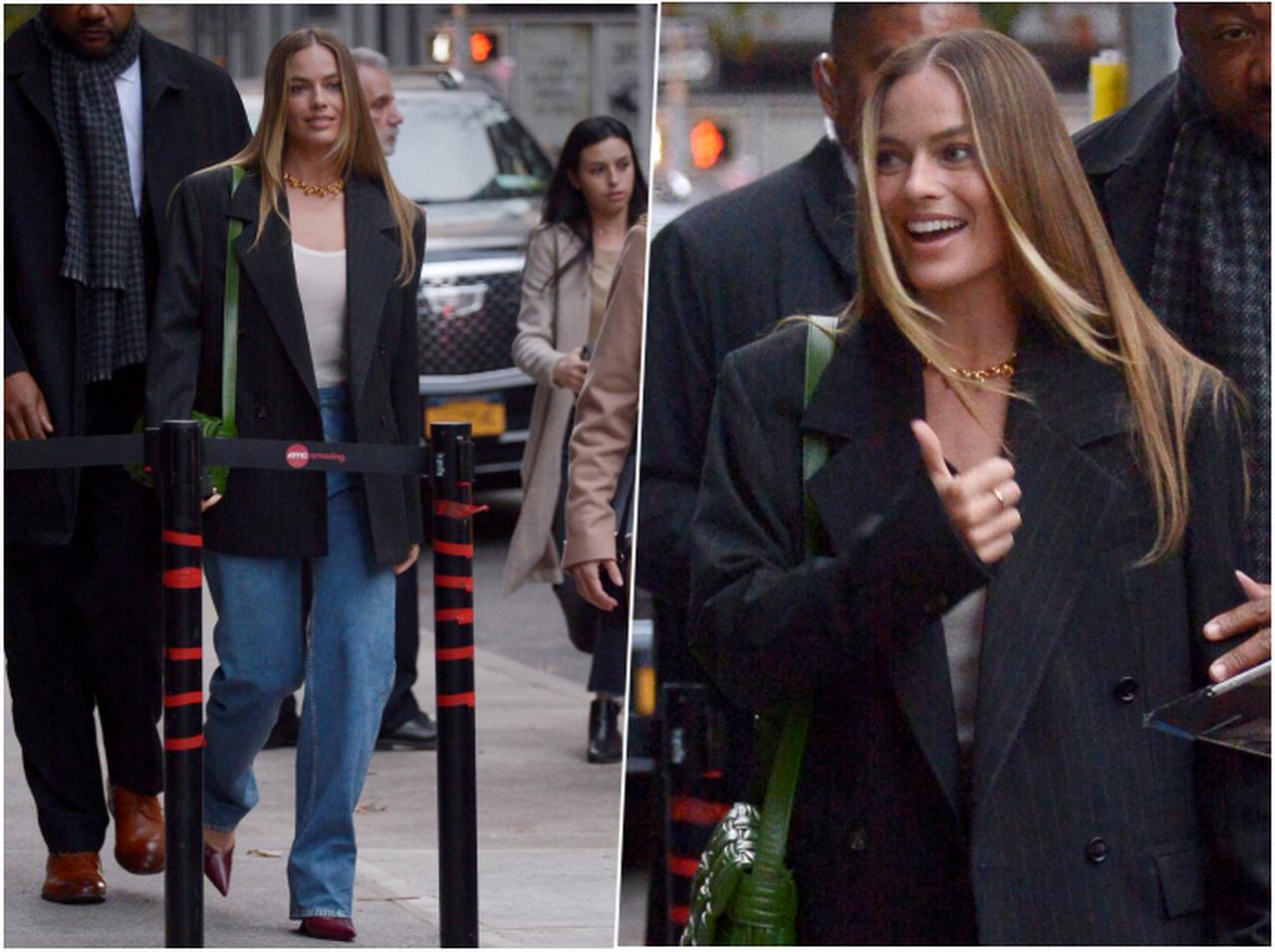 マーゴット・ロビー、ボッテガ ヴェネタで統一したカジュアルスタイル【セレブの最新スタイル】