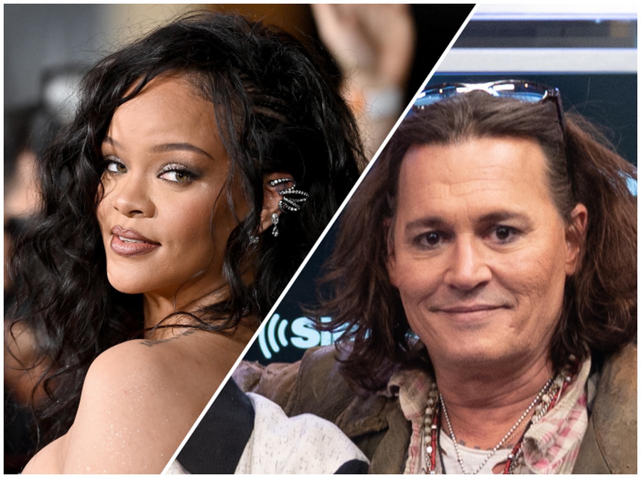 リアーナが下着ブランドのショーにジョニー・デップを起用も賛否分かれる