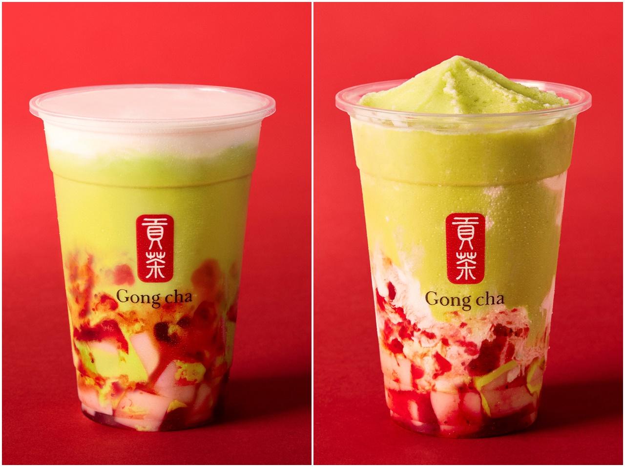 ゴンチャから「いちごピスタチオ ミルクティー&フローズン」がクリスマスシーズン限定で登場