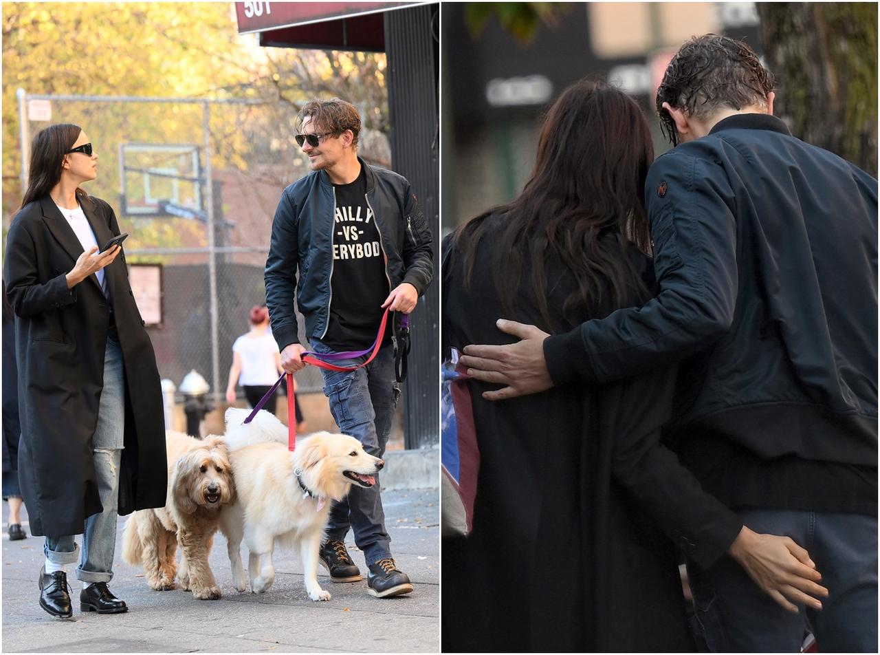 路上イチャを激写！ブラッドリー＆イリーナが3年越しの復活愛か