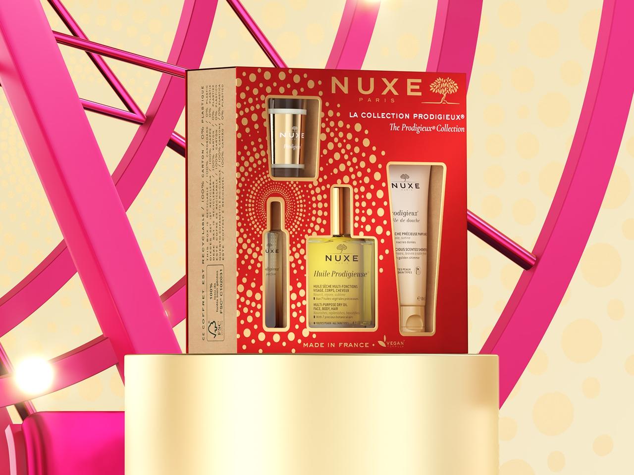 ニュクス、2022年クリスマスコフレは“マルチ美容オイル”が入った豪華キット