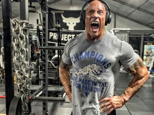 ドウェイン・ジョンソンがトレーニング中にかけていた「曲」が完ぺき