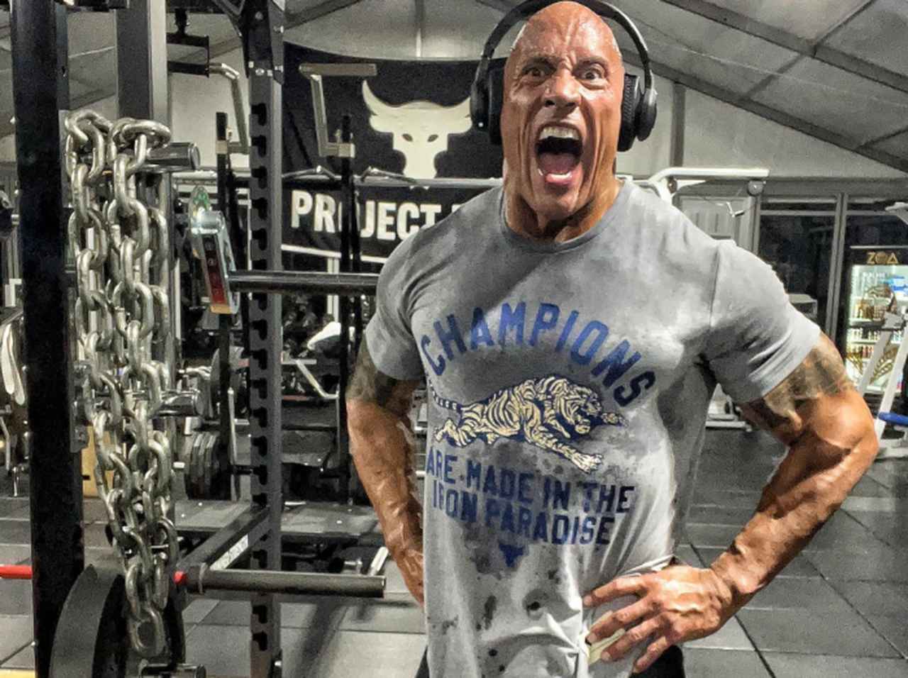 ドウェイン・ジョンソンがトレーニング中にかけていた「曲」が完ぺき