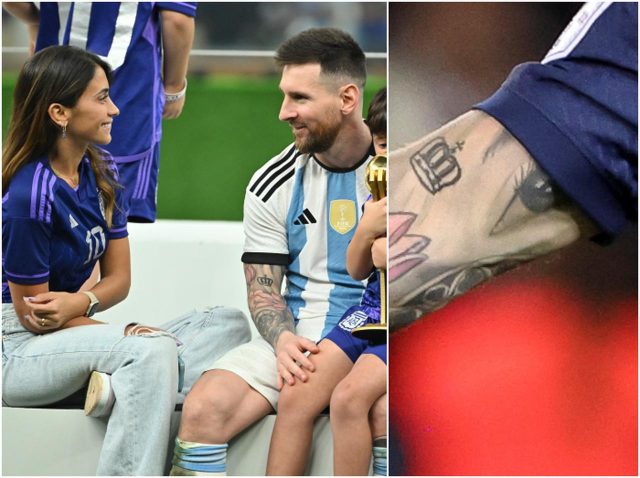 W杯優勝のメッシ、フランス戦のピッチで見えた“妻の存在”