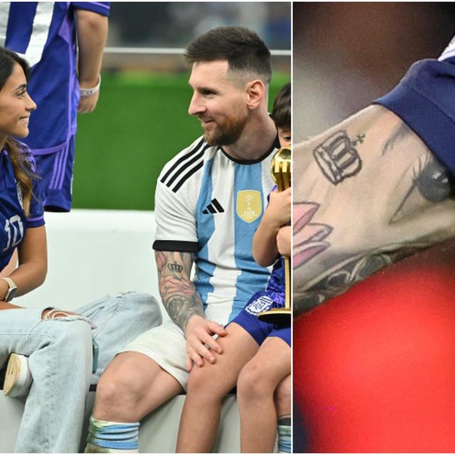 W杯優勝のメッシ、フランス戦のピッチで見えた“妻の存在”