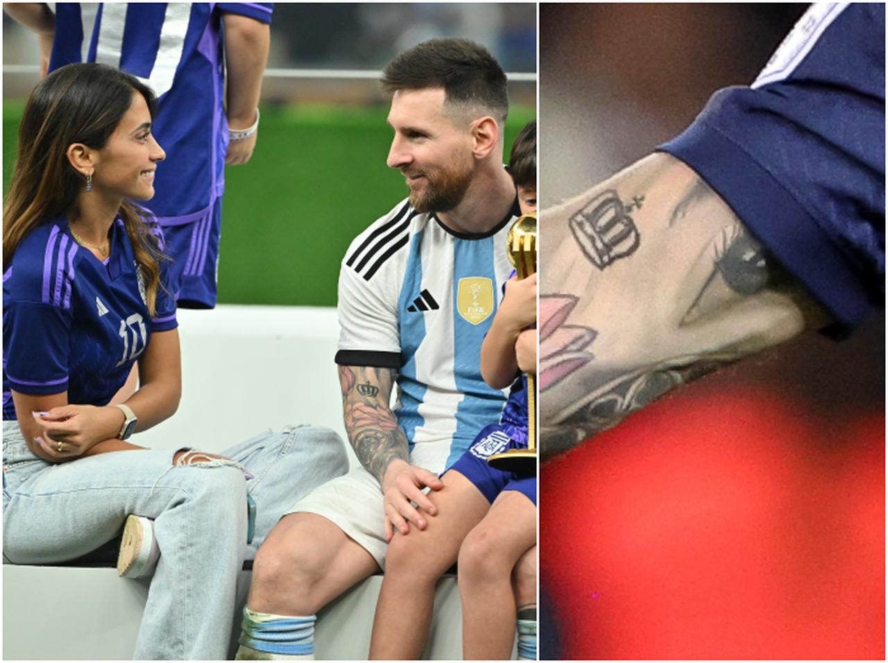 W杯優勝のメッシ、フランス戦のピッチで見えた“妻の存在”