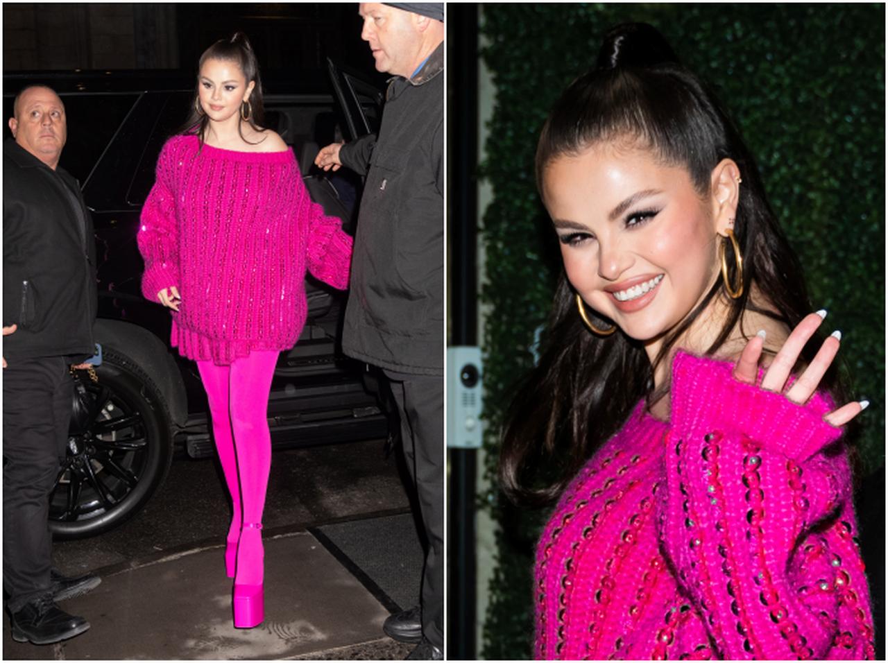 セレーナ・ゴメス、オールピンクのヴァレンティノコーデ【セレブの最新スタイル】