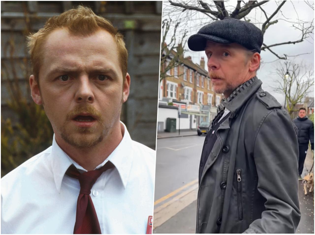 サイモン・ペッグ、18年ぶりに『ショーン・オブ・ザ・デッド』の“一発撮り”を再現!