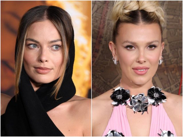 マーゴット・ロビーとミリー・ボビー・ブラウン、同意なしに共演者にキスしたことが発覚し批判