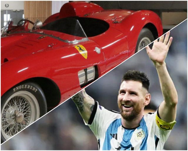 メッシの車コレクション！クリロナよりも高額で落札した約42億のフェラーリも