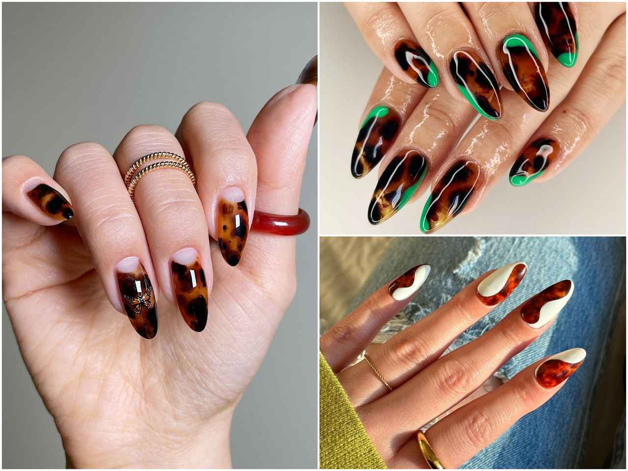 海外の個性派「べっ甲ネイル」がオシャレ！周りと差がつく最新デザイン