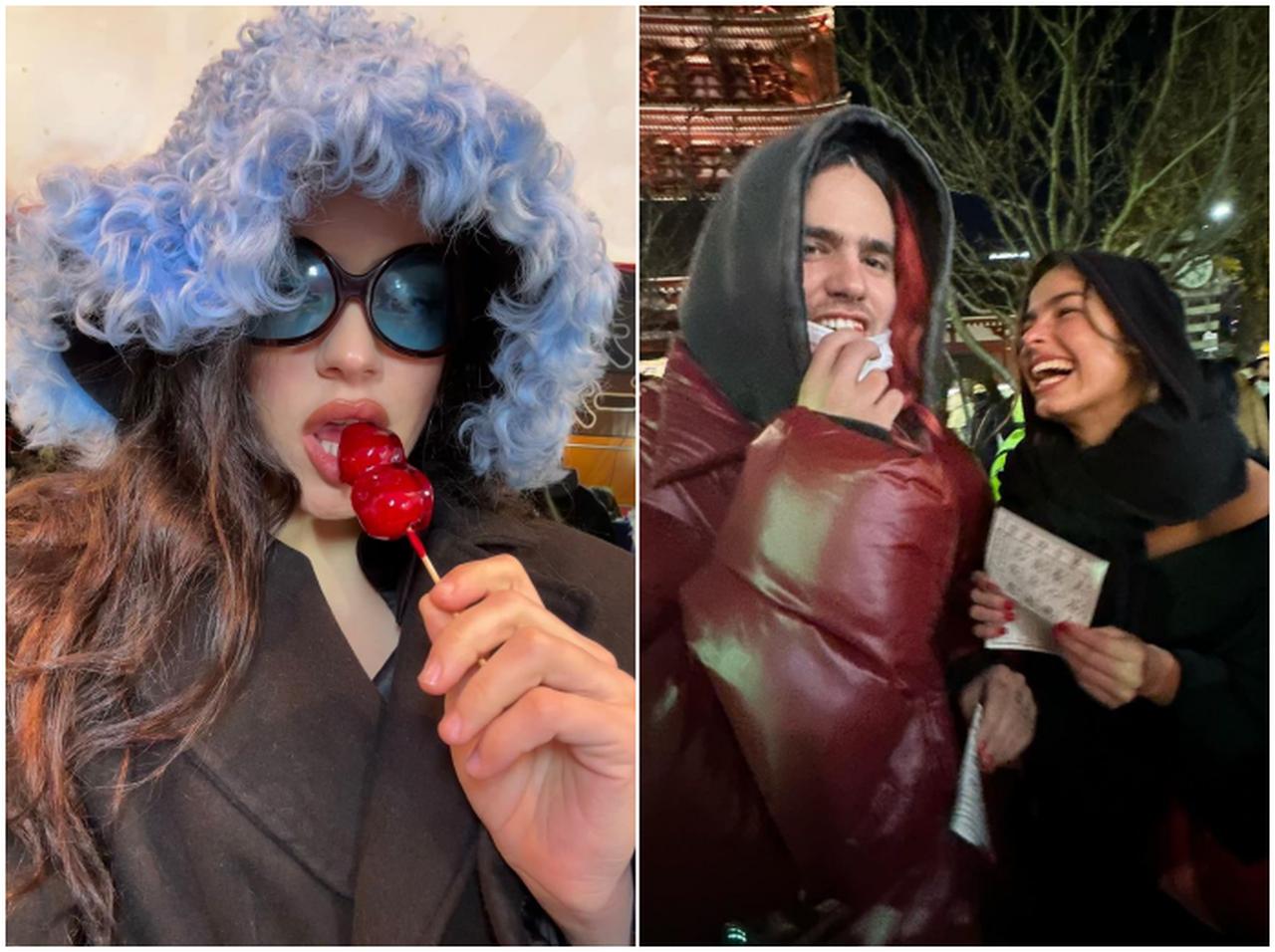 集合場所は浅草寺!?日本で年越ししたセレブカップル同士が初詣で落ち合う