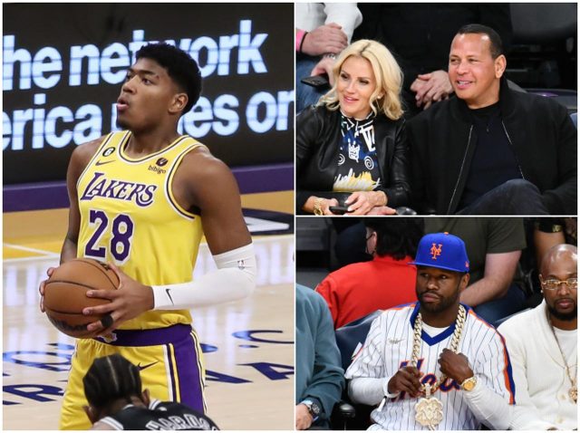 【写真】八村塁のレイカーズでのデビュー戦を観戦していたセレブたち