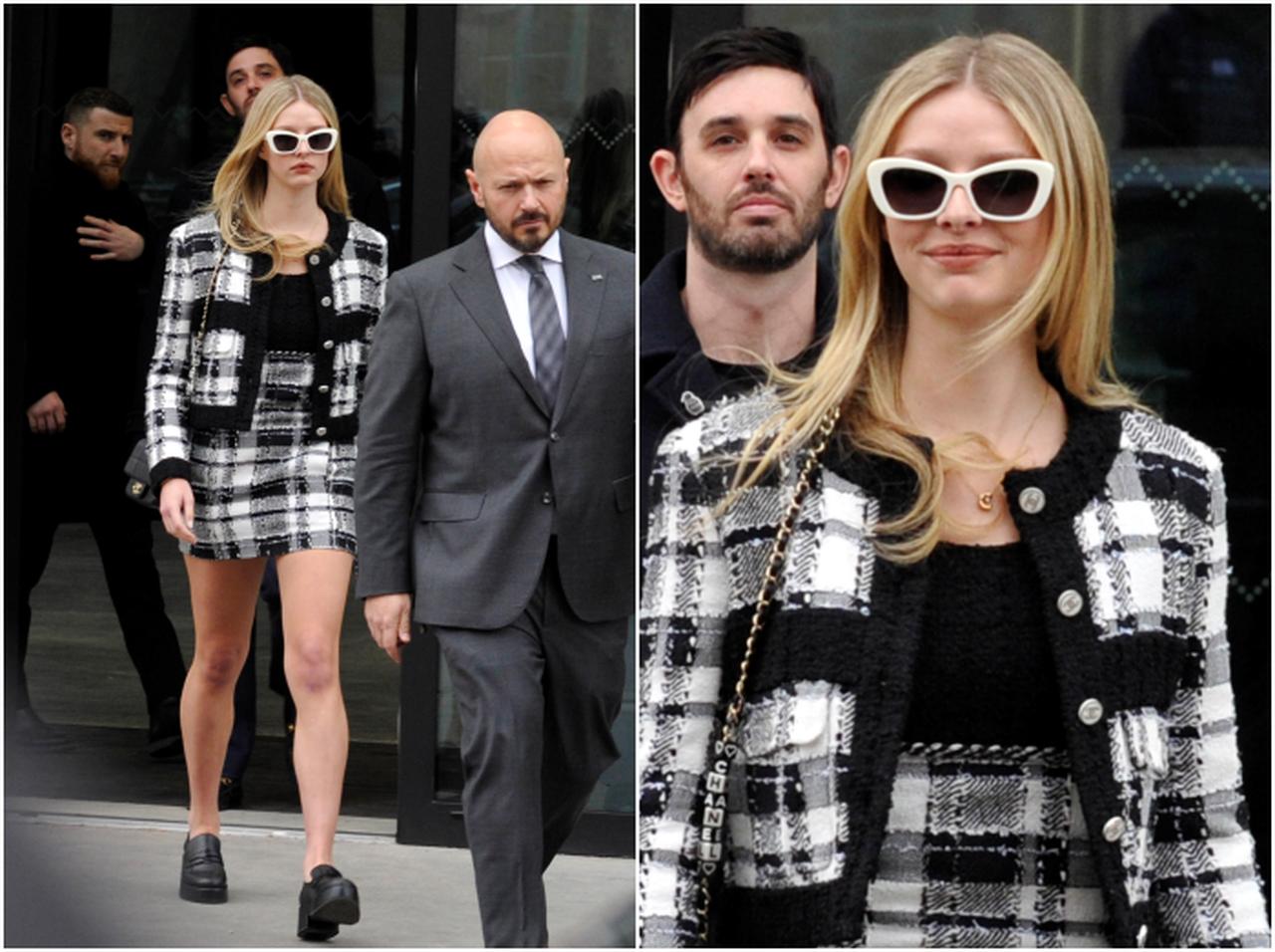 アップル・マーティン、フレッシュに着こなすシャネルの定番スーツスタイル【セレブの最新スタイル】