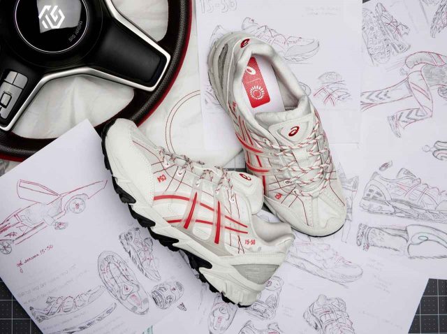 アシックス、エアバッグ生地を再利用したシューズを発売