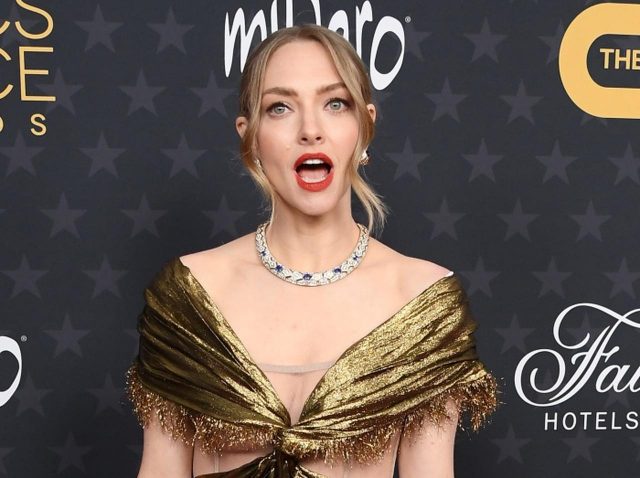 どんどんドレスが裂ける！アマンダ・サイフリッドの衣装にハプニング