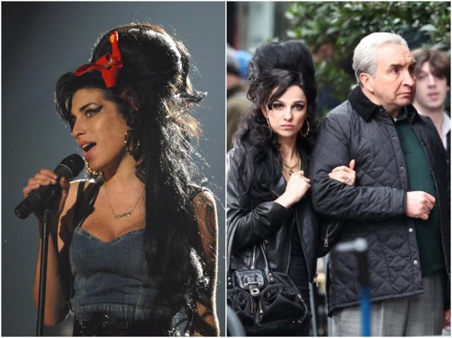 エイミー・ワインハウスに似ている？自伝映画『バック・トゥ・ブラック』の撮影現場をキャッチ