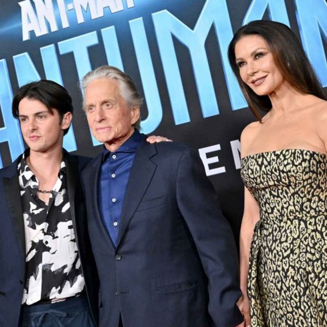 マイケル・ダグラス、“美形”と評判の22歳息子と『アントマン3』のプレミアに出席