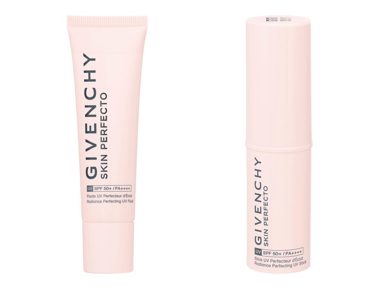 ジバンシイ春の新作UV、“ピンクマーブル”の日焼け止めスティックと乳液