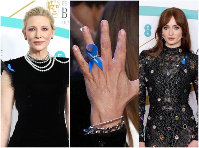 青のリボンに込められた意味は？BAFTAで俳優たちがこぞってつけていたアクセサリー