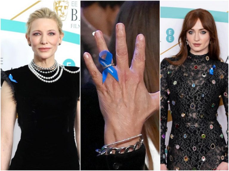 青のリボンに込められた意味は？BAFTAで俳優たちがこぞってつけていたアクセサリー