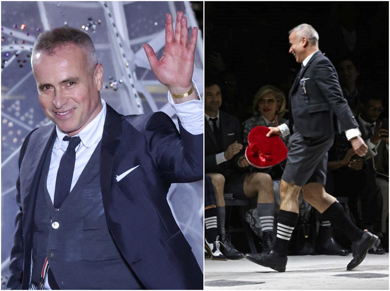 ファッションショーで恋人にバレンタインのプレゼント、トム・ブラウンにキュン