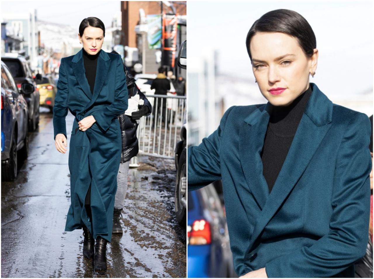 デイジー・リドリー、洗練されたハンサムコーデ【セレブの最新スタイル】