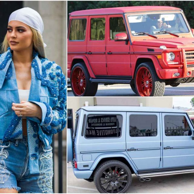 クルママニアなカイリー・ジェンナー、ベンツ「ゲレンデ」を赤→青へお色替え【セレブの愛車】