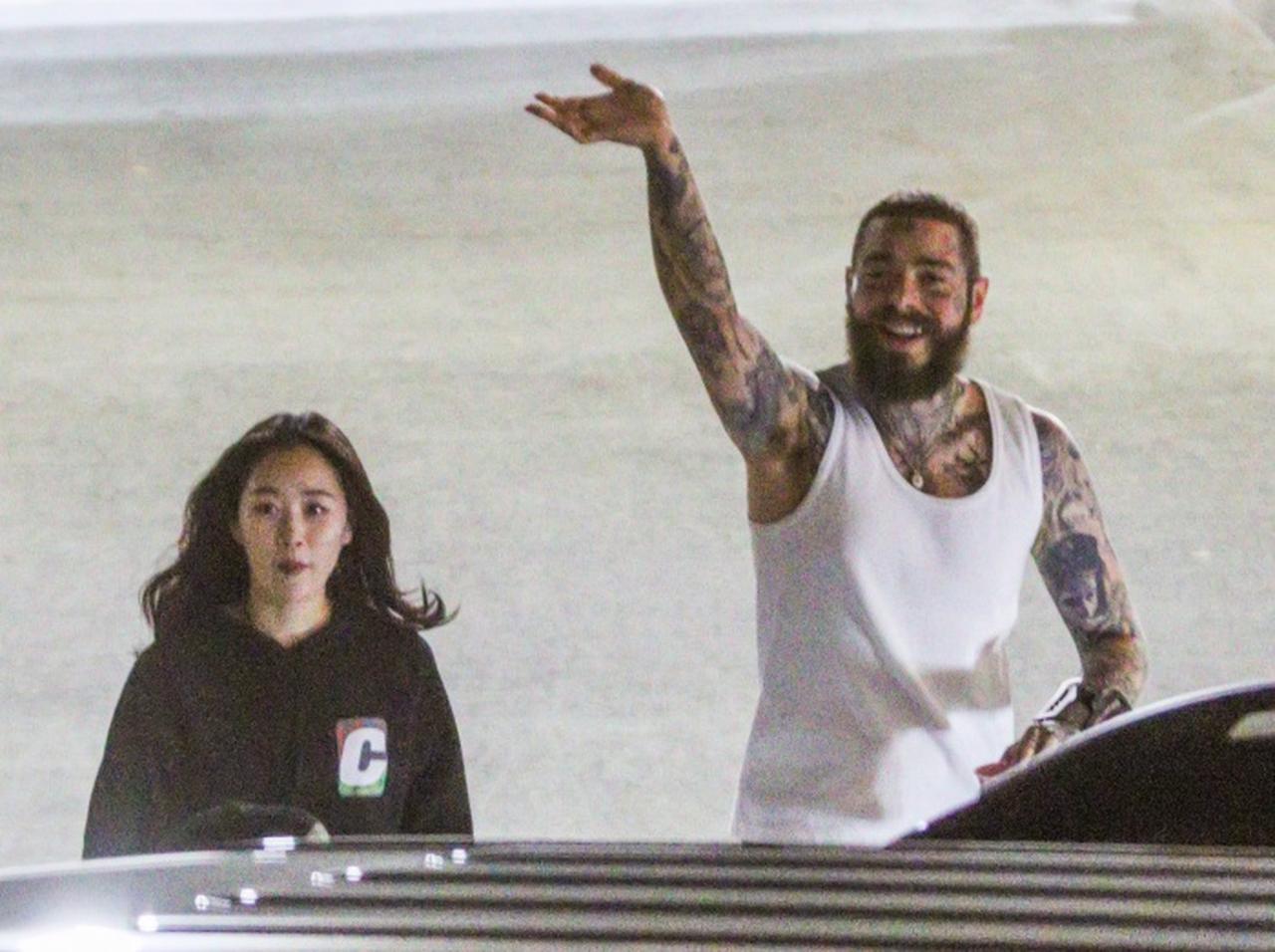 ポスト・マローンと婚約者のレアなツーショットをキャッチ【写真アリ】