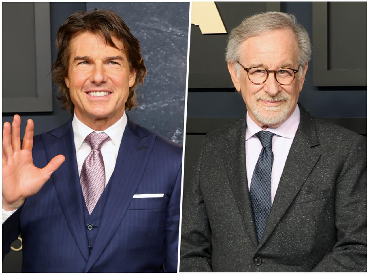 トム・クルーズとスピルバーグ監督が再会、聞こえてきた「会話」に胸がジーンとする