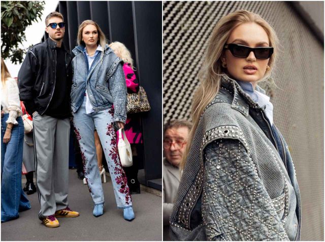 ロミー・ストリド、プレイフルなデニム・オン・デニムコーデ【セレブの最新スタイル】