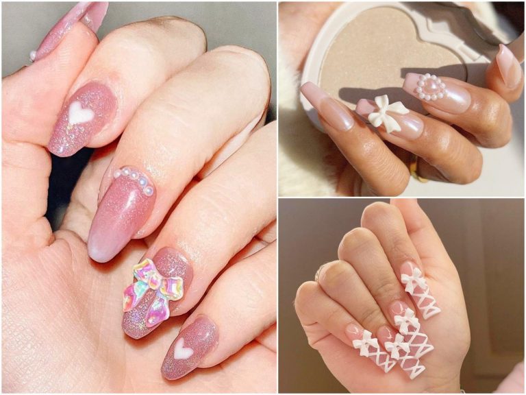 乙女心をくすぐる！キュートな「リボンネイル」がトレンドの予感