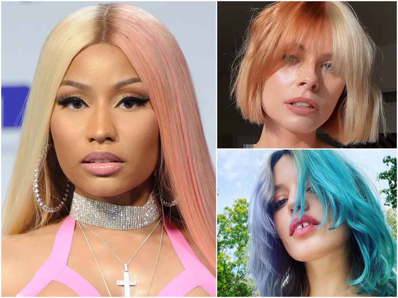 ツートンカラーが新トレンド！左右色違いの「ジェミニヘア」が海外で大バズリ