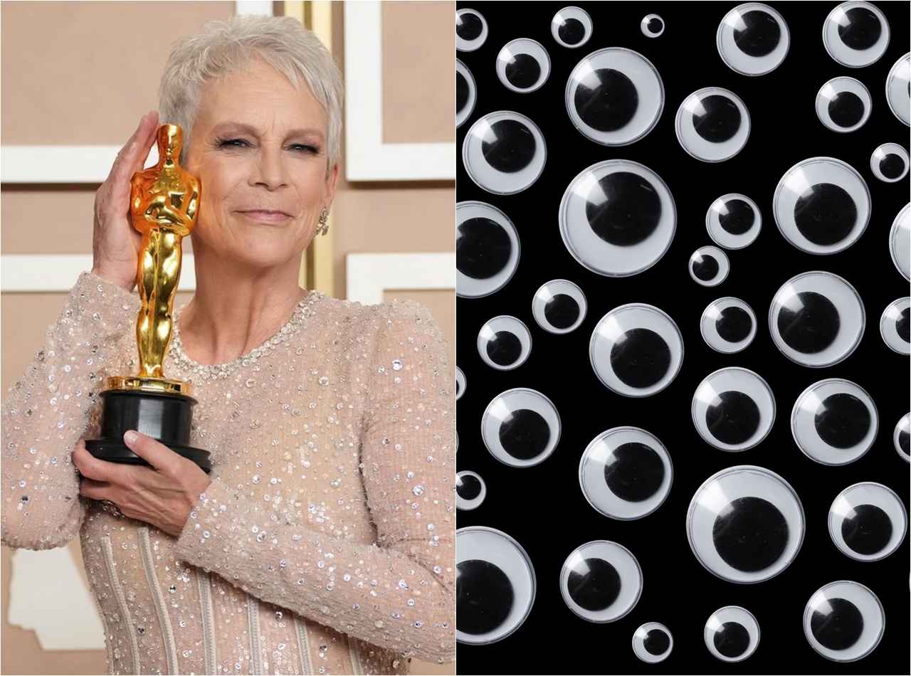 【取材】オスカー像も『エブエブ』仕様!受賞ホヤホヤのジェイミー・リー・カーティスがオスカー像を見せてくれた