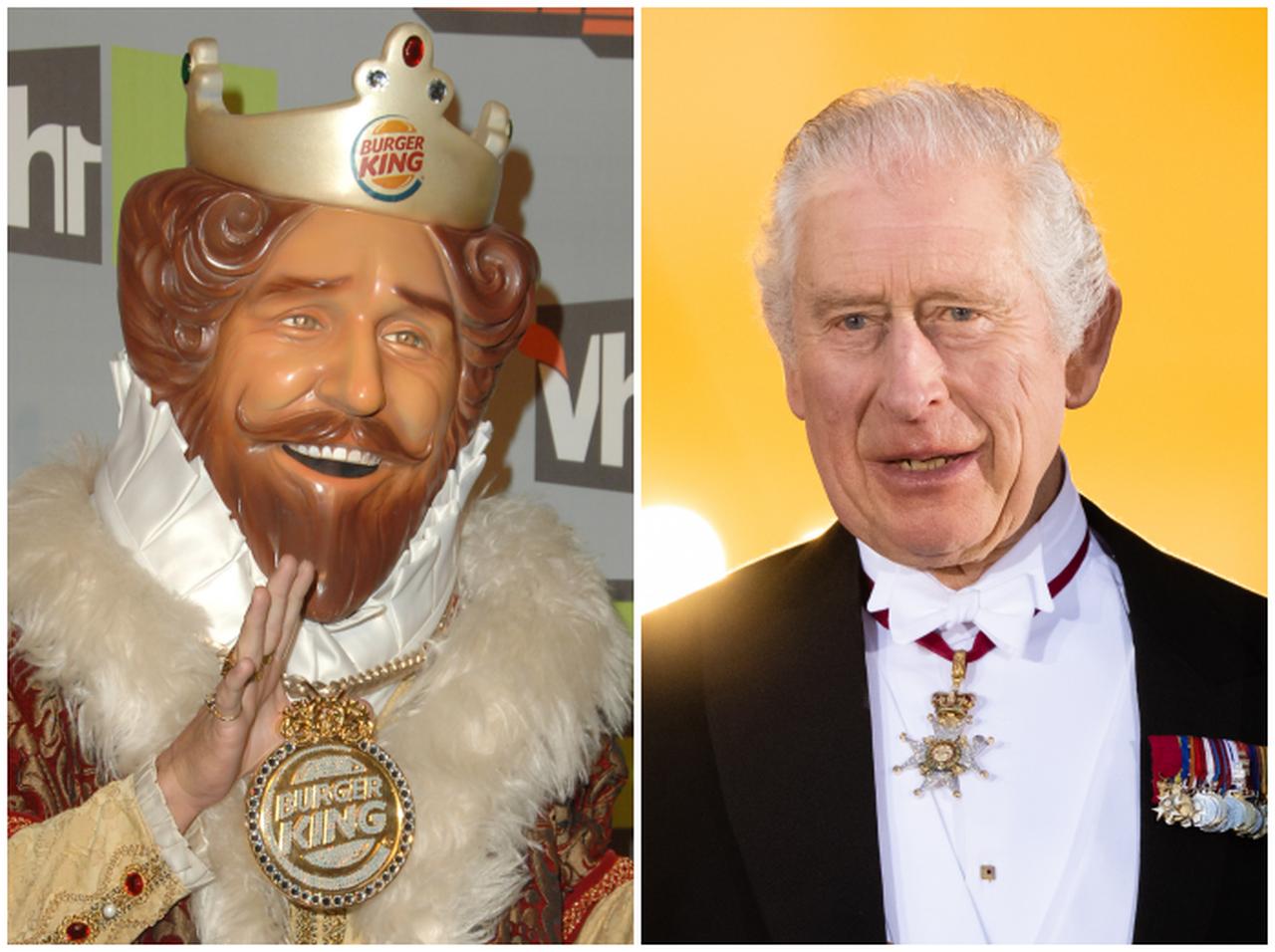 チャールズ国王、「バーガーキングの王冠」を渡そうとした猛者に愉快な返事をする