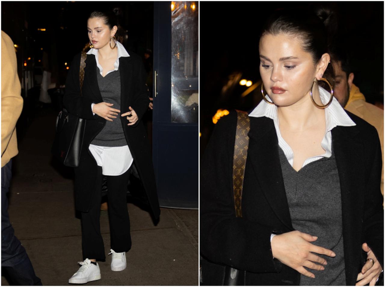 セレーナ・ゴメス、大人カジュアルなモノトーンコーデ【セレブの最新スタイル】