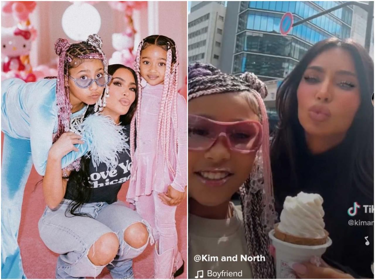 キム・カーダシアンが家族と来日!サンリオ好きの子どもが大興奮