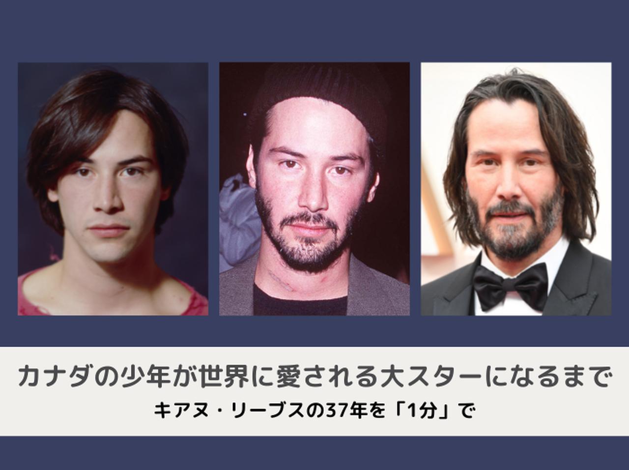 キアヌ・リーブスの37年を1分でまとめたら凄かった！【動画】