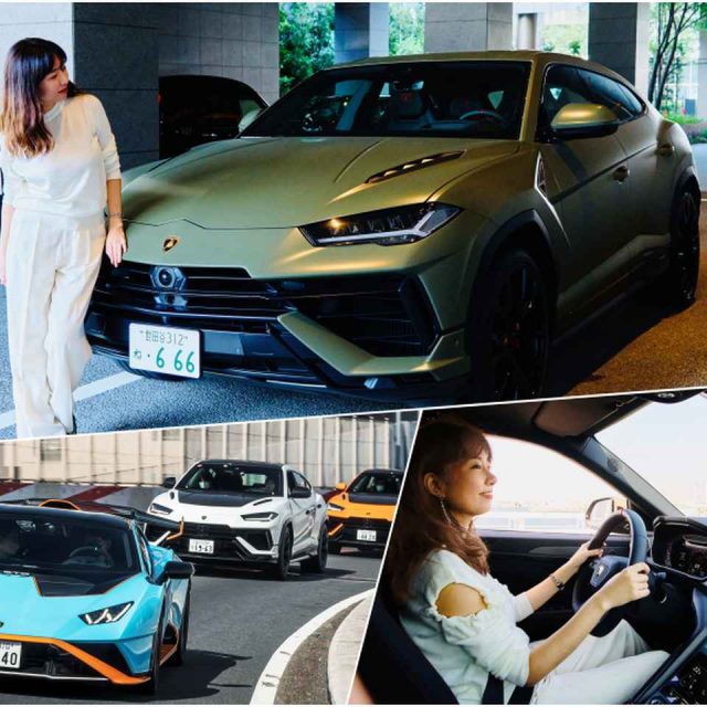 ランボルギーニを女性同士でツーリング！国際女性デーイベントで大柳編集長がドライブ