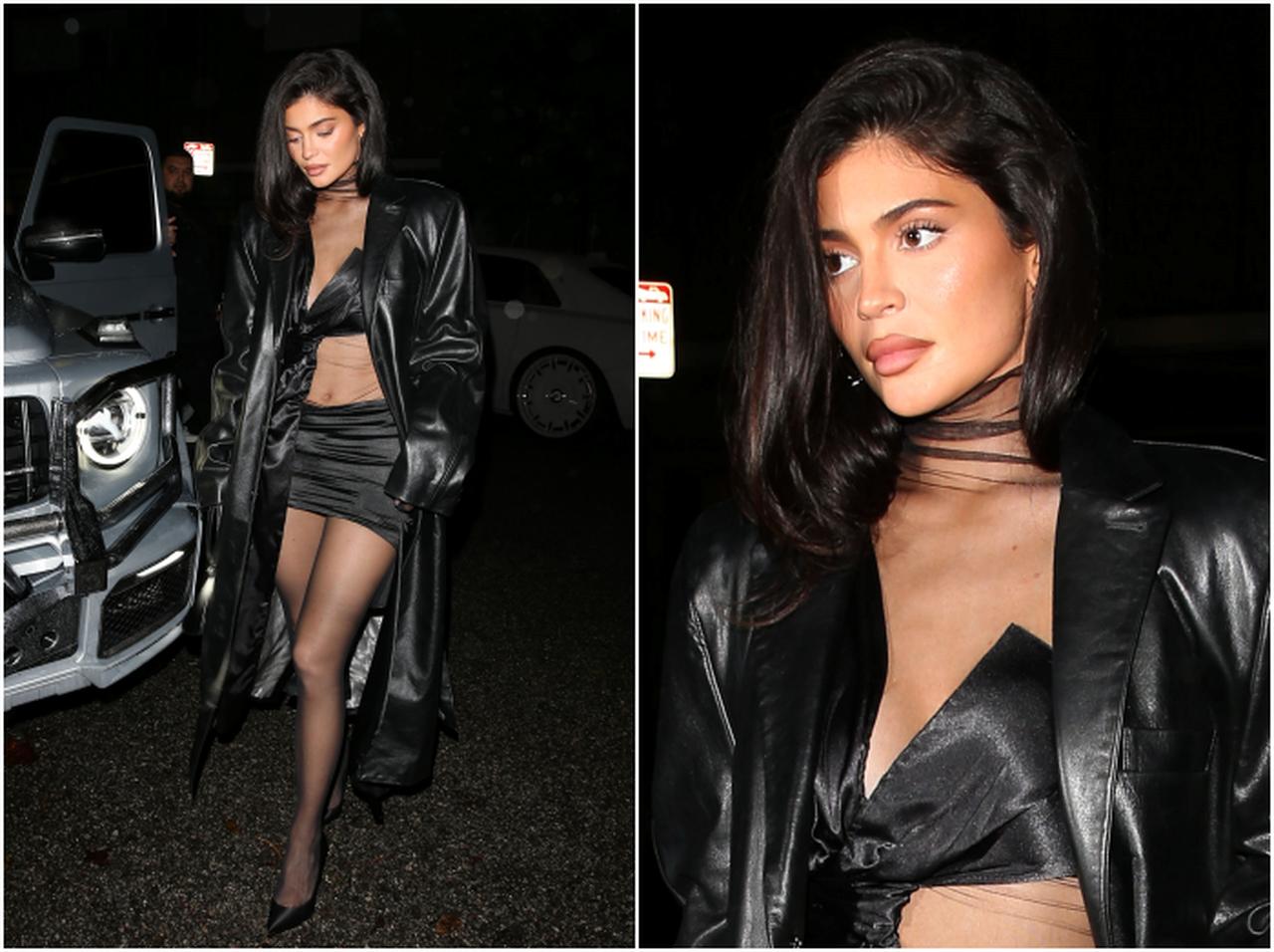 カイリー・ジェンナー、エッジを効かせたオールブラックコーデ【セレブの最新スタイル】