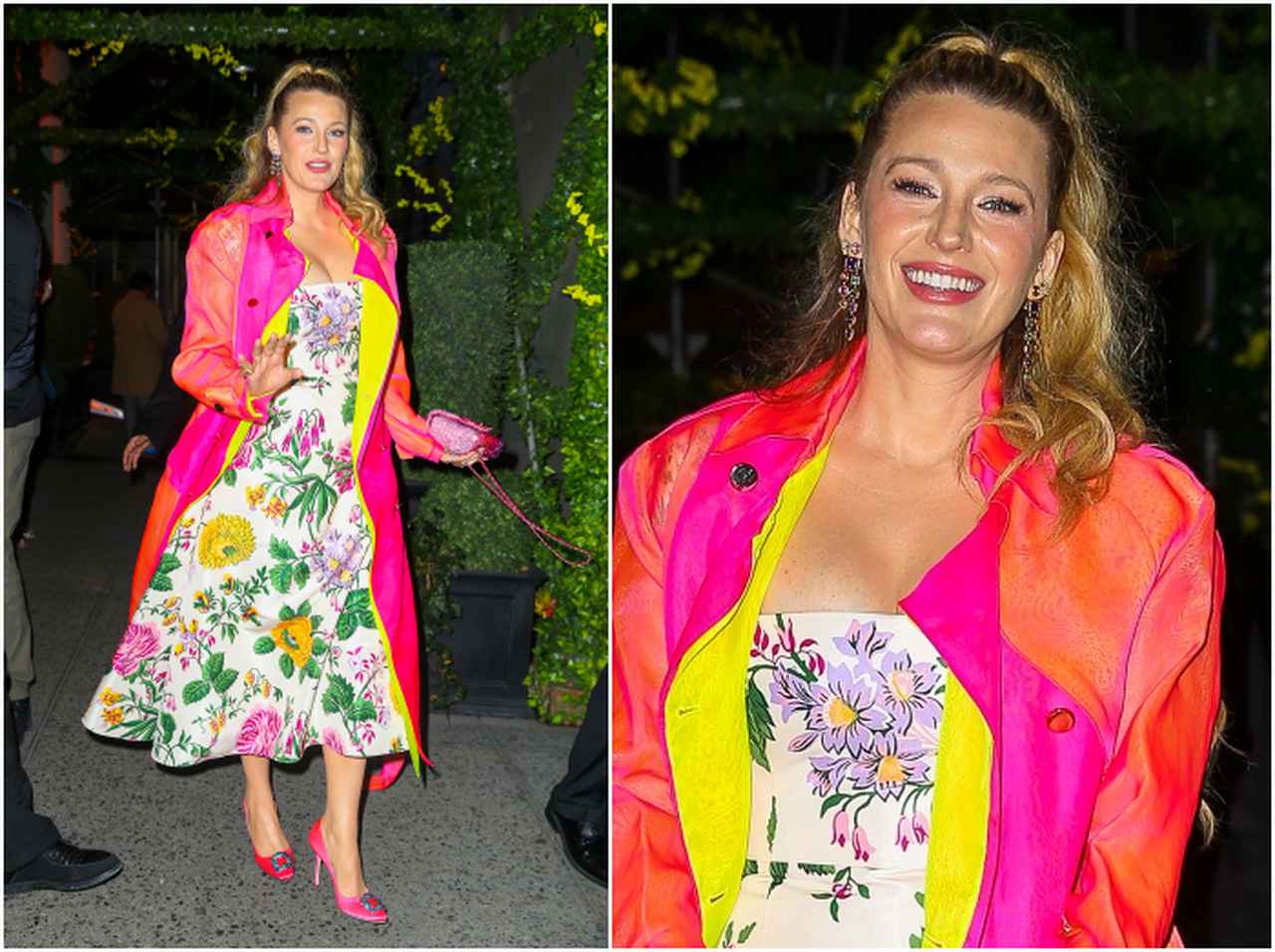 ブレイク・ライブリー、春らしさ全開の爽やかコーデ【セレブの最新スタイル】