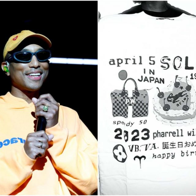 ルイ・ヴィトンが特別対応！日本でのファレル・ウィリアムスの誕生日会に特注Tシャツを制作
