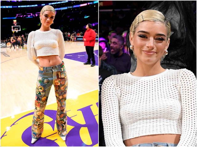 ディクシー・ダミリオ、ワッペンデニムが主役のカジュアルコーデ【セレブの最新スタイル】