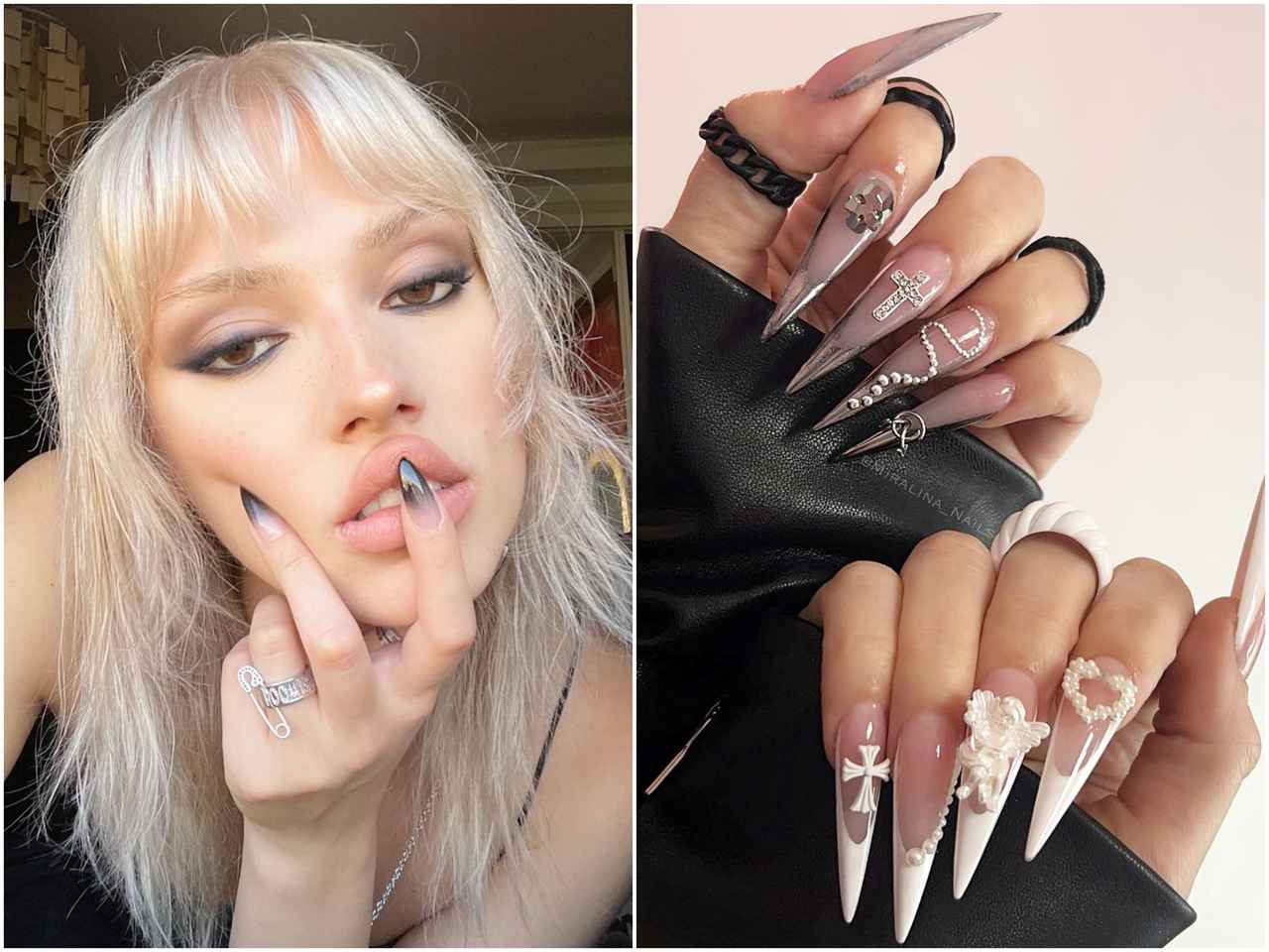 「ソフトゴシックネイル」が海外で人気!病みカワな最旬ネイルデザイン